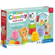 Clemmy Měkká sladká zvířátka hračková sada - Clementoni