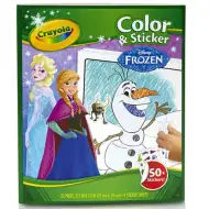 Crayola: Ledové království 2, omalovánky a nálepky sešit