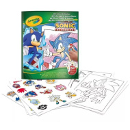 Crayola: Sonic, ježek – omalovánka s nálepkami