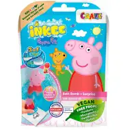 Craze Inkee: Veganská koupelová bomba balení s figurkou razítka Peppa Pig – S jahodovou příchutí