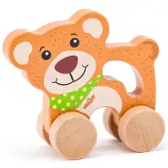 Dřevěný medvídek na tyči - Woodyland