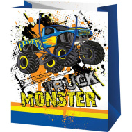 Dárková taška s motivem Monster Truck, standardní velikost 11 × 6 × 14 cm