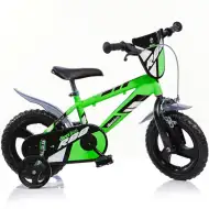 Dětské kolo Mountain Bike R88 v zeleno-černé barvě, velikost 12 - kolo Dino Bikes