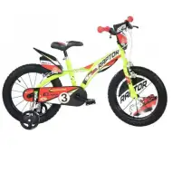 Dětské kolo Raptor zelené ve velikosti 14 - Dino Bikes jízdní kolo