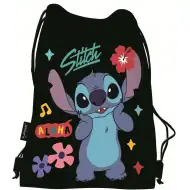 Disney Stitch černý sportovní vak Aloha, 34x43 cm