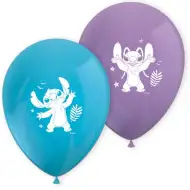 Disney+Stitch fialovo-modré balónky, sada 8 ks