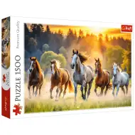 Divocí koně 1500dílné puzzle - Trefl