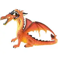 Dvojhlavý oranžový drak hračka - Bullyland