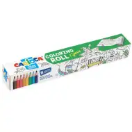 Džunglový omalovánkový váleček s 8 pastelkami - Carioca