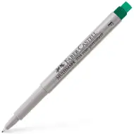 Faber-Castell: F fóliový popisovač zelený