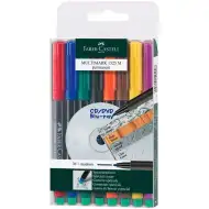 Faber-Castell: Multimark M Sada alkoholových fixů, 8 barev
