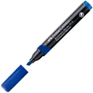 Faber-Castell: Permanentní popisovač modrý alkoholový fix se seříznutým hrotem
