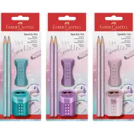 Faber-Castell: SPARKLE 4dílná sada psacích potřeb v různých variantách, 1 kus