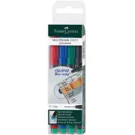 Faber-Castell: Sada alkoholových fixů Multimark 0,6mm 4ks