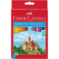 Faber-Castell: Sada barevných tužek s motivem zámku, 36 kusů