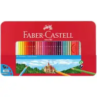 Faber-Castell: Sada barevných tužek v kovové krabičce, 60 ks