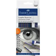 Faber-Castell: Sada grafitových skicovacích tužek, 8 kusů