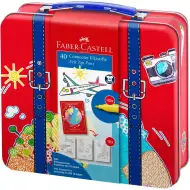 Faber Castell: Sada spojovacích fixů, 40 ks v malém kufříku
