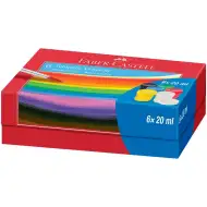 Faber-Castell: Sada temperových barev ve kelímku 6x20 ml