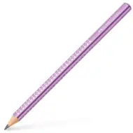 Faber-Castell: Sparkel Jumbo perleťově metalická fialová grafitová tužka