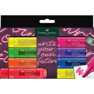 Faber-Castell: Zvýrazňovače textu 1546 sada 8 ks v neonových barvách