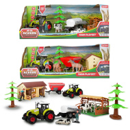 Farmářská stáj s traktorem, 7dílná sada