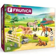 Faunica: 25dílná herní sada s koňmi - Woodyland