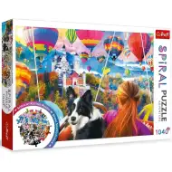 Festival horkovzdušných balónů 1040dílné spirálové puzzle - Trefl