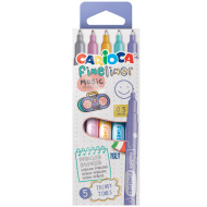 Fineliner Music Selection sada 5 ks jehlových fixů 0,5 mm - Carioca