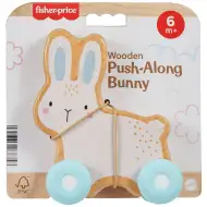 Fisher-Price: Dřevěný tahací králíček - Mattel