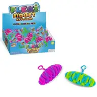 Flexi Fidget klíčenka ve dvou barvách 1 ks