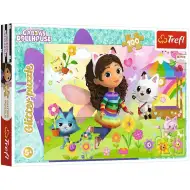 Gabi domeček Zářivé dobrodružství 100dílné třpytivé puzzle – Trefl