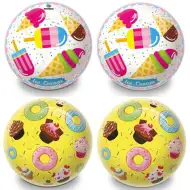 Gumový míč s motivem zmrzliny nebo donutu 14cm - Mondo Toys