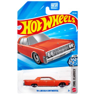 Hot Wheels: 64 Lincoln Continental oranžové autíčko 1/64 - Mattel