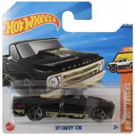 Hot Wheels: 67 Chevy C10 černé autíčko 1/64 - Mattel