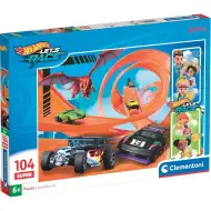 Hot Wheels 104dílné super puzzle - Clementoni