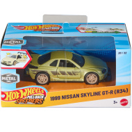 Hot Wheels: 1999 Nissan Skyline GT-R (R34) natahovací autíčko 1/43 - Mattel