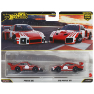 Hot Wheels: Deluxe Porsche 935 a 2018 Porsche 935, sada 2 autíček 1/64 - Mattel