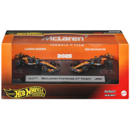 Hot Wheels F1, sada 2 autíček - McLaren: Norris + Piastri - Mattel