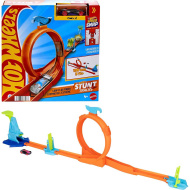 Hot Wheels: Kaskadérská startovní sada - Loop Flag Finish hrací sada - Mattel