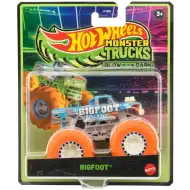 Hot Wheels Monster Trucks Bigfoot svítící ve tmě autíčko 1/64 - Mattel