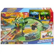 Hot Wheels Monster Trucks: Dráčí závodní dráha - Mattel