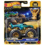 Hot Wheels Monster Trucks: Mega-Wrex šampion autíčko s pohárem 1/64 - Mattel