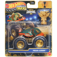 Hot Wheels Monster Trucks: Piran-Ahhh vítězné autíčko s pohárem 1/64 – Mattel