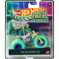 Hot Wheels Monster Trucks: Try-To-Crush-Me autíčko svítící ve tmě 1/64 - Mattel