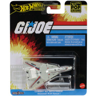 Hot Wheels: Popkultura G.I. Joe bojový letoun Skystriker 1/64 - Mattel