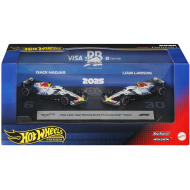 Hot Wheels Premium F1 Racing Bulls 2dílná sada autíček 1/64 – Liam Lawson #30 a Isack Hadjar #6 – Mattel