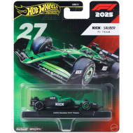 Hot Wheels Premium: KICK Sauber F1 Team #27 Formule 1 autíčko 1/64 - Mattel