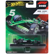Hot Wheels Premium: KICK Sauber F1 Team #5 Formule 1 autíčko 1/64 - Mattel