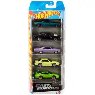 Hot Wheels: Rychle a zběsile 5dílná sada autíček 1/64 – Mattel